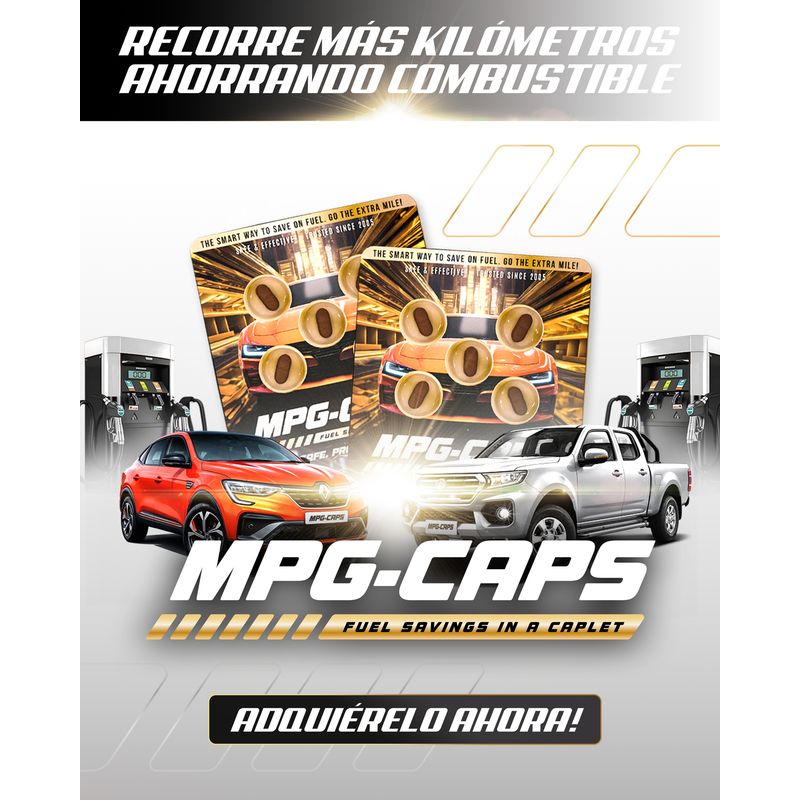 Aditivo Catalizador MPG-CAPS  Ahorrador De Combustible
