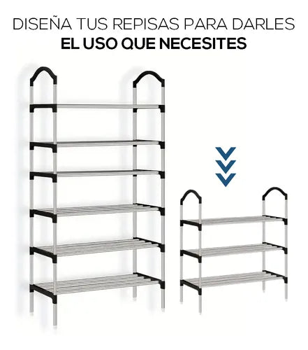 Organizador Zapatero Metálico 6 Niveles