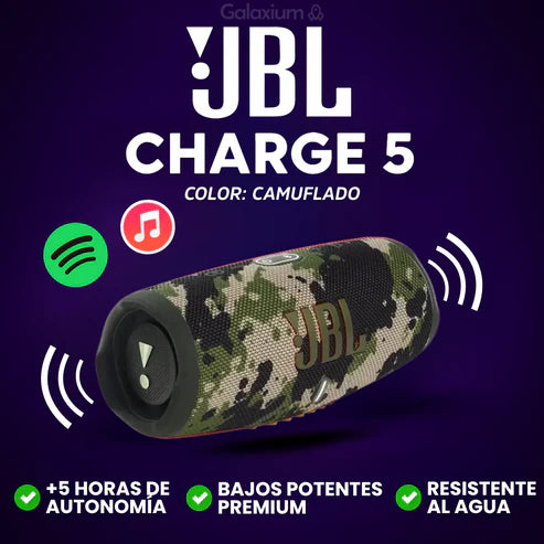 PARLANTE JBL CHARGE 5 (1.1) | SONIDO PREMIUM