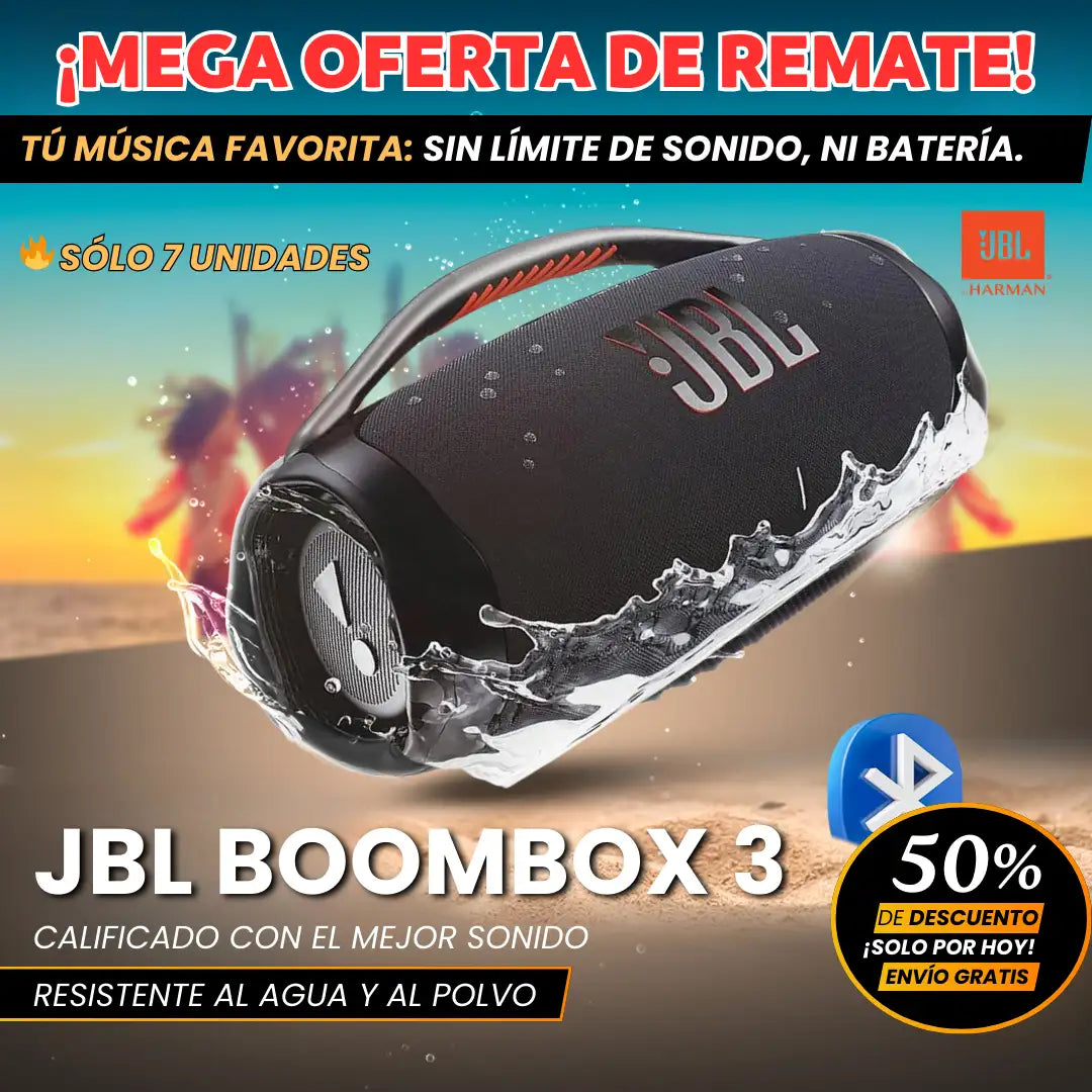 JBL Boombox 3: Tu Música Favorita Con El Mejor Sonido 🎶
