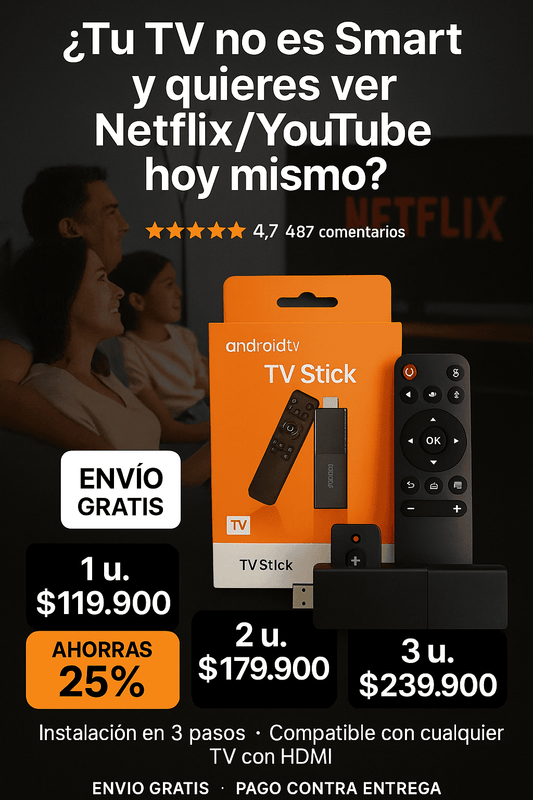 Tv Stick Android 14.0 con Magis TV