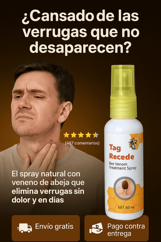 Tag Recede: Elimina Verrugas en 2 Semanas