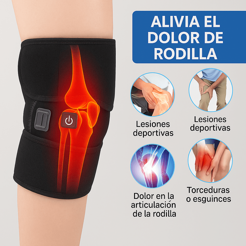Rodillera ortopedica de calor : alivia  el dolor de rodilla causado por la artritis y las lesiones