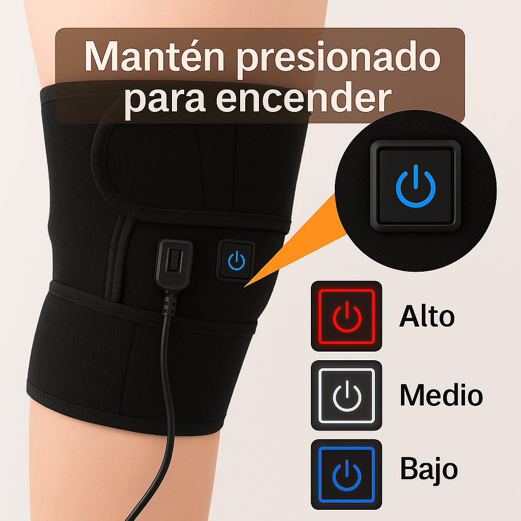 Rodillera ortopedica de calor : alivia  el dolor de rodilla causado por la artritis y las lesiones